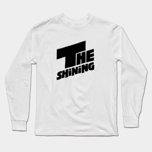 The shining black logo by Stanley Kubrick Long Sleeve T-Shirt